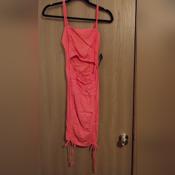 Wild Fable Pink Cut Out Dress Size Medium NWT - Picture 2 of 6